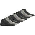 Chaussettes sur Grenoble : Chaussettes Hudson unisexe Chaussettes Paquet de 9 SIMPLY� 3-PACK SNEAKER Gris