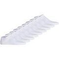 Chaussettes sur Grenoble : Chaussettes Hudson unisexe Chaussettes Paquet de 9 EASY� 9-PACK SNEAKER Blanc