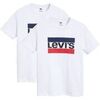 T-shirt Levis Homme T-shirt Paquet de 2 Sportswear Logo Graphic Tee