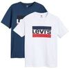 T-shirt Levis Homme T-shirt Paquet de 2 Sportswear Logo Graphic Tee