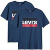 T-shirt Levis Homme T-shirt Paquet de 2 Sportswear Logo Graphic Tee