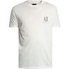 T-shirt EAX T-shirt avec logo &agrave; grosse poitrine Blanc