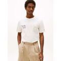 T-shirt Tommy Hilfiger MW0MW39364 VARSITY-Z00 IVORY PETAL Grenoble