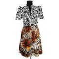 Robe courte Diane Von Furstenberg Robe en coton multicolore Grenoble