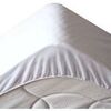 Draps housse Stof Al&egrave;se en coton molleton 90 x 190 cm Blanc 90x190 cm. . Maison > Draps housse.