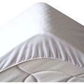 Linge de maison sur Grenoble : Draps housse Stof Al&egrave;se en coton molleton 90 x 190 cm Blanc 90x190 cm. . Maison > Draps housse.