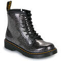 Boots enfant Dr. Martens 1460 J Black Silver Nebula Glitter Grenoble