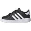 Baskets basses enfant adidas TEAM COURT B&eacute;b&eacute; Noir