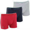 Boxers Lacoste Pack de 3 TRUNK Rouge
