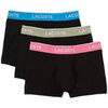 Boxers Lacoste Pack de 3 Noir