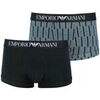 Boxers Emporio Armani EA7 Pack de 2 TRUNK Noir