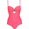 Maillots de bain Lisca Maillot de bain 1 pi&egrave;ce pr&eacute;form&eacute; Acapulco rouge Rouge
