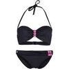 Maillots de bain Lascana Ensemble 2 pi&egrave;ces bikini bandeau Bench Noir