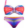 Maillots de bain Luna Splendida Ensemble 2 pi&egrave;ces pr&eacute;form&eacute; 1 bretelle Rainbow Multicolore