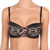 Bandeaux & bretelles amovibles Selmark Soutien-gorge bandeau balconnet Cabaret Noir