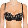 Bandeaux & bretelles amovibles Selmark Soutien-gorge bandeau push-up Samara Noir