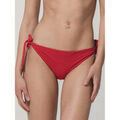 Maillots de bain Luna Splendida Bas maillot de bain &agrave; nouettes Blue Sense Splendida Rouge Grenoble