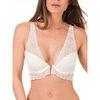Corbeilles & balconnets Selmark Soutien-gorge pr&eacute;form&eacute; d&eacute;collet&eacute; profond Frida Blanc