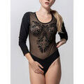 Culottes & autres bas
sur Grenoble : Bodys Luna Splendida Body manches longues Grace noir Splendida Noir