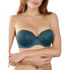 Bandeaux & bretelles amovibles Selmark Soutien-gorge bandeau push-up Camille Vert