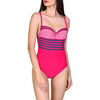 Maillots de bain Lisca Maillot de bain 1 pi&egrave;ce pr&eacute;form&eacute; Dominica Rose