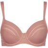 Emboitants Lisca Soutien-gorge embo&icirc;tant Alegra cuivre bonnets F &agrave; H Marron
