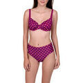 Maillots de bain Lisca Bas maillot de bain taille haute r&eacute;glable Linosa Cheek Rose