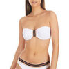 Maillots de bain Selmark Haut maillot de bain bandeau Marinera Jacquard Mare