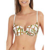 Maillots de bain Selmark Haut maillot de bain armatur&eacute; Bambu blanc Mare Blanc