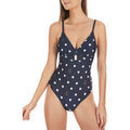 Maillots de bain Selmark Maillot de bain 1 pi&egrave;ce pr&eacute;form&eacute; sans armatures Lunares Bleu Grenoble