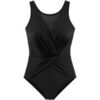 Maillots de bain Lascana Maillot de bain 1 pi&egrave;ce Raffon noir Noir