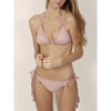 Maillots de bain Admas Ensemble 2 pi&egrave;ces bikini triangle pr&eacute;form&eacute; Sand Desert Rose