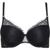 Corbeilles & balconnets Lisca Soutien-gorge pr&eacute;form&eacute; Rose noir bonnets F Noir