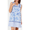 Robes sur Grenoble : Robe Admas Robe estivale sans manches Etienne bleu