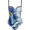 Maillots de bain Lisca Maillot de bain une pi&egrave;ce pr&eacute;form&eacute; Ensenada Bleu