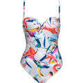 Maillots de bain sur Grenoble : Maillots de bain Lisca Maillot de bain 1 pi&egrave;ce bustier pr&eacute;form&eacute; multipositions Gris