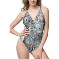 Maillots de bain Luna Splendida Maillot de bain 1 pi&egrave;ce pr&eacute;form&eacute; multipositions Casablanca Multicolore Grenoble