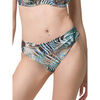 Maillots de bain Luna Splendida Bas maillot slip bain fronc&eacute; 5 cm Casablanca Splendida