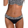 Maillots de bain Lascana Bas maillot slip de bain ceintur&eacute; Clara Noir