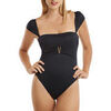 Maillots de bain Lisca Maillot de bain 1 pi&egrave;ce pr&eacute;form&eacute; multipositions Isola Rossa Noir