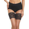 Collants & bas Selmark Bandes &eacute;lastiques anti-frottement cuisses Noir