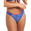 Maillots de bain Lisca Bas maillot slip de bain taille basse &eacute;chancr&eacute; Java Bleu