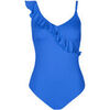 Maillots de bain Lisca Maillot de bain une pi&egrave;ce &eacute;chancr&eacute; sans armatures Bleu