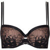 Corbeilles & balconnets Lisca Soutien-gorge pr&eacute;form&eacute; Flamenco Noir