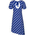 Robe Lisca Robe estivale asym&eacute;trique manches courtes Rhodes Bleu Grenoble