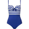 Maillots de bain Lisca Maillot de bain une pi&egrave;ce pr&eacute;form&eacute; Rhodes Bleu