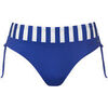 Maillots de bain Lisca Bas maillot slip de bain taille haute c&ocirc;t&eacute;s r&eacute;glables Bleu