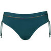 Maillots de bain Lisca Bas maillot slip de bain taille haute c&ocirc;t&eacute;s r&eacute;glables Vert