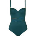 Maillots de bain sur Grenoble : Maillots de bain Lisca Maillot de bain une pi&egrave;ce pr&eacute;form&eacute; multipositions Umbria Vert