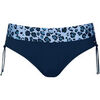 Maillots de bain Lisca Bas maillot slip de bain taille haute c&ocirc;t&eacute;s r&eacute;glables Bleu